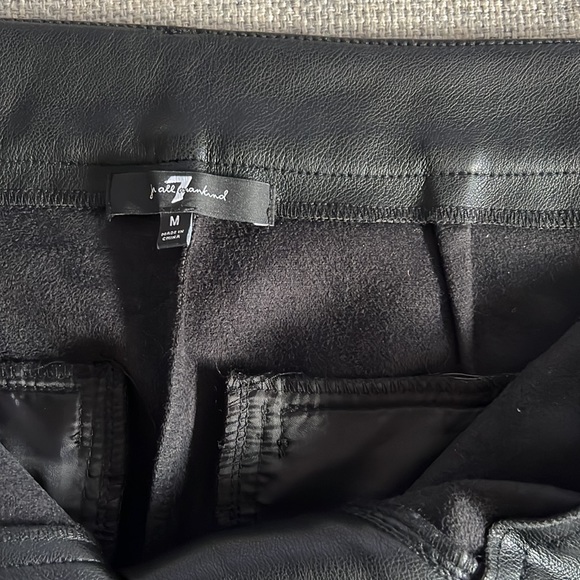 7 for all Mankind Leather Trousers - Picture 4 of 4